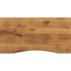 vidaXL Accesorios Para Mesas-Tablero escritorio con curva madera mango rugosa 120x60x2,5 cm