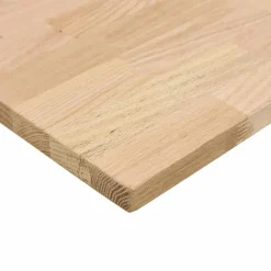 vidaXL Accesorios Para Mesas-Tablero escritorio rectangular madera maciza roble sin tratar