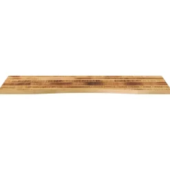 vidaXL Tablero escritorio con curva madera mango rugosa 120x60x2,5 cm Best