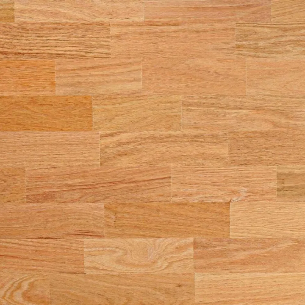vidaXL Tablero escritorio rectangular madera maciza roble marrón claro Marrón claro New