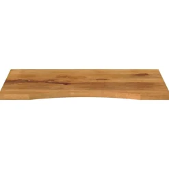 vidaXL Tablero escritorio con curva madera mango rugosa 100x60x2,5 cm Hot