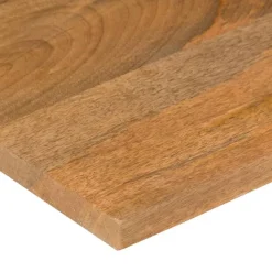 vidaXL Tablero escritorio con curva madera mango rugosa 100x60x2,5 cm Hot