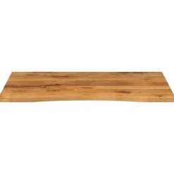vidaXL Accesorios Para Mesas-Tablero escritorio con curva madera mango rugosa 100x80x2,5 cm