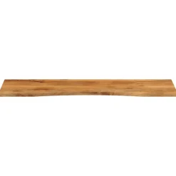 vidaXL Tablero escritorio con curva madera mango rugosa 160x50x2,5 cm Sale