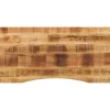 vidaXL Accesorios Para Mesas-Tablero escritorio con curva madera mango rugosa 140x60x2,5 cm