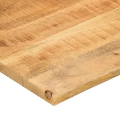vidaXL Accesorios Para Mesas-Tablero escritorio con curva madera mango rugosa 140x60x2,5 cm