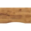 vidaXL Tablero escritorio con curva madera mango rugosa 140x50x2,5 cm Online