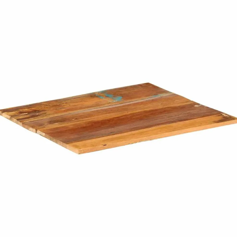 vidaXL Accesorios Para Mesas-Tablero mesa cuadrada madera reciclada maciza 60x60 cm 15-16 mm