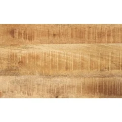 vidaXL Tablero mesa rectangular madera maciza mango rugosa 40x20x2,5cm Madera de mango rugosa (natural) Clearance