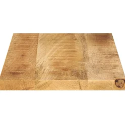 vidaXL Tablero mesa rectangular madera maciza mango rugosa 40x20x2,5cm Madera de mango rugosa (natural) Clearance