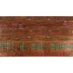 vidaXL Tablero mesa rectangular madera maciza reciclada 100x60x1,5 cm Madera reciclada (multicolor)