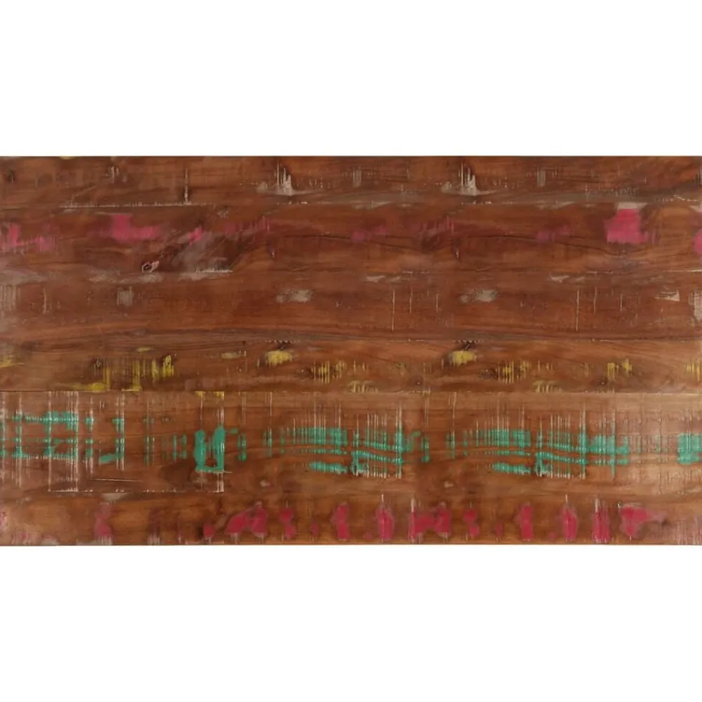 vidaXL Tablero mesa rectangular madera maciza reciclada 100x60x1,5 cm Madera reciclada (multicolor)