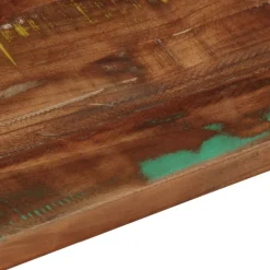 vidaXL Tablero mesa rectangular madera maciza reciclada 100x60x1,5 cm Madera reciclada (multicolor)