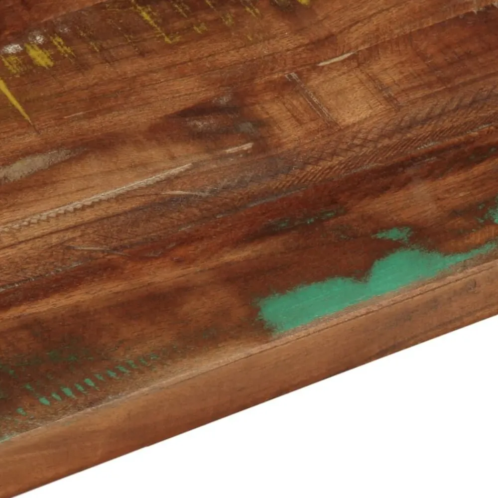 vidaXL Tablero mesa rectangular madera maciza reciclada 100x60x1,5 cm Madera reciclada (multicolor)