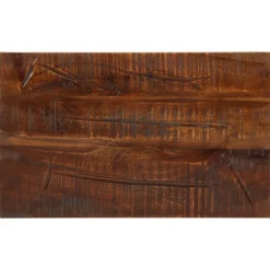 vidaXL Tablero mesa rectangular madera maciza reciclada 40x20x2,5 cm Madera reciclada (natural) Discount
