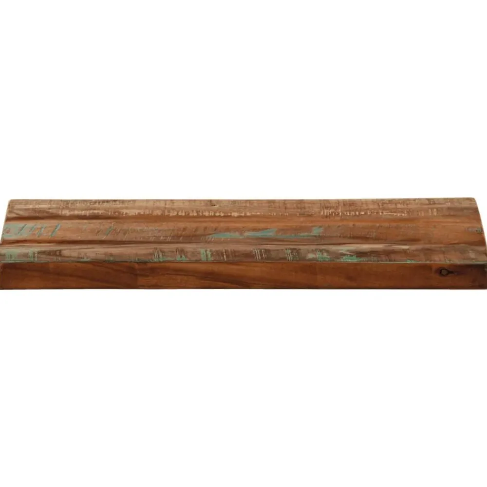 vidaXL Tablero mesa rectangular madera maciza reciclada 40x20x3,8 cm Madera reciclada (multicolor)