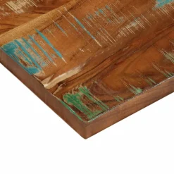 vidaXL Tablero mesa rectangular madera maciza reciclada 40x20x3,8 cm Madera reciclada (multicolor)