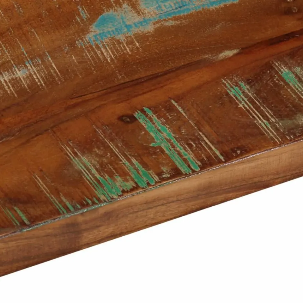 vidaXL Tablero mesa rectangular madera maciza reciclada 40x20x3,8 cm Madera reciclada (multicolor)