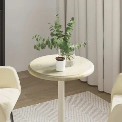 vidaXL Accesorios Para Mesas-Tablero para mesa mármol color Ø40x2,5 cm