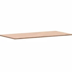 vidaXL Tablero rectangular de madera maciza de haya 80x40x1,5 cm Natural New
