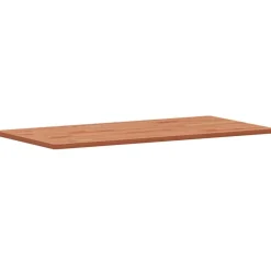 vidaXL Accesorios Para Mesas-Tablero rectangular de madera maciza de haya 100x50x1,5 cm