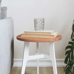 vidaXL Tablero redondo de madera maciza de haya Ø30x1,5 cm Marr&oacute;n Online