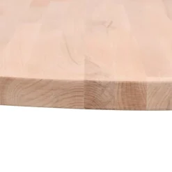 vidaXL Tablero redondo de madera maciza de haya Ø30x1,5 cm Marr&oacute;n claro Clearance