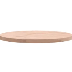 vidaXL Tablero redondo de madera maciza de haya Ø30x1,5 cm Marr&oacute;n claro Clearance