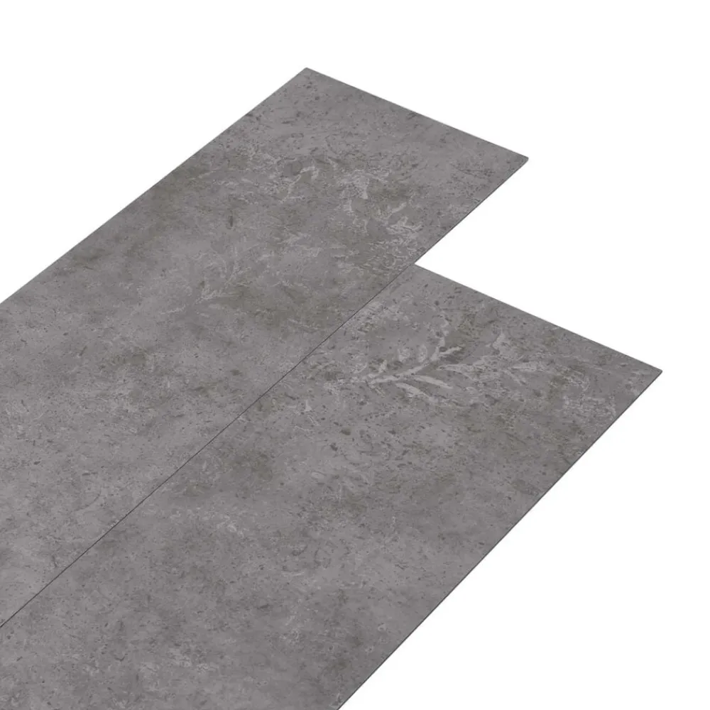 vidaXL Tableros de Suelo 36 pcs 5,02 m² PVC Gris concreto Discount