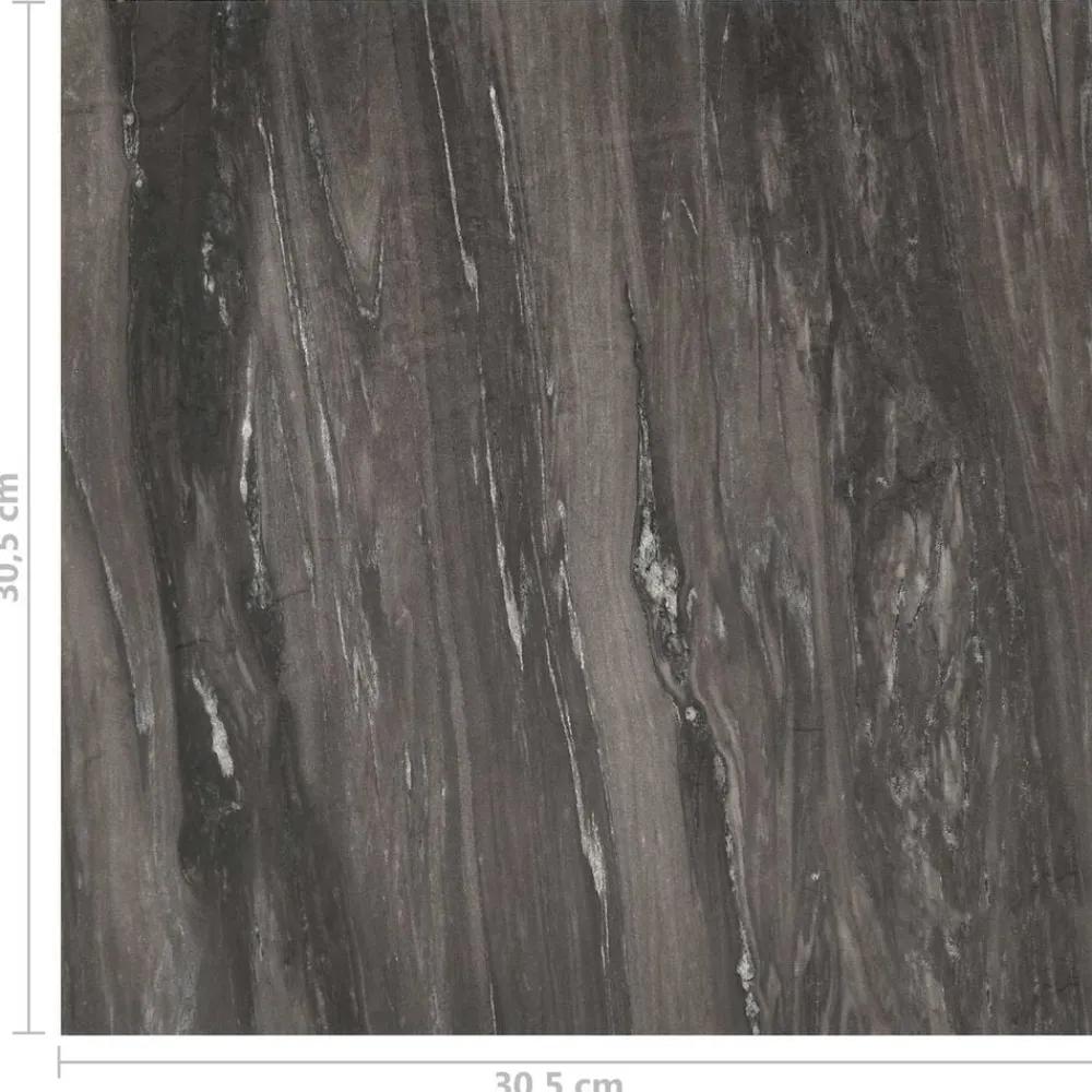 vidaXL Tableros de Suelo 55 pcs Gris oscuro 5,11 m² PVC Hot