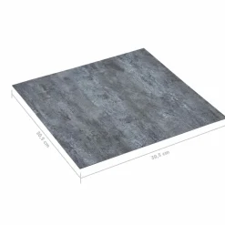 vidaXL Tableros de Suelo 55 pcs Gris 5,11 m² PVC Gris mármol Sale