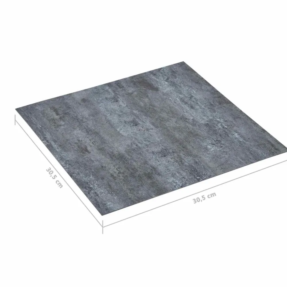 vidaXL Tableros de Suelo 55 pcs Gris 5,11 m² PVC Gris mármol Sale