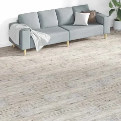 vidaXL Materiales De Construcción-Tableros de Suelo 18 pcs Gris 5,26 m² PVC