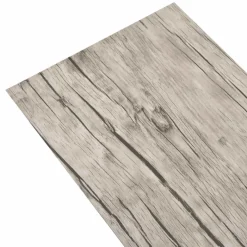 vidaXL Materiales De Construcción-Tableros de Suelo 18 pcs Gris 5,26 m² PVC