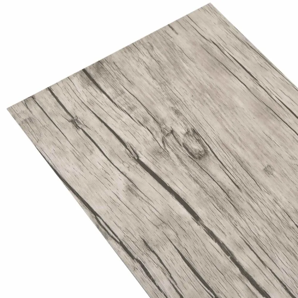 vidaXL Materiales De Construcción-Tableros de Suelo 18 pcs Gris 5,26 m² PVC