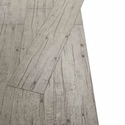 vidaXL Materiales De Construcción-Tableros de Suelo 18 pcs Gris 5,26 m² PVC