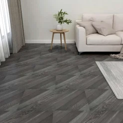 vidaXL Tableros de Suelo 55 pcs Gris 5,11 m² PVC