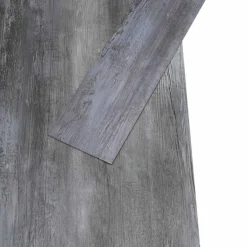 vidaXL Materiales De Construcción-Tableros de Suelo 18 pcs Gris 5,26 m² PVC