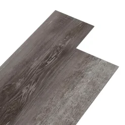 vidaXL Tableros de Suelo 36 pcs Marrón 5,02 m² PVC Madera rayada Discount