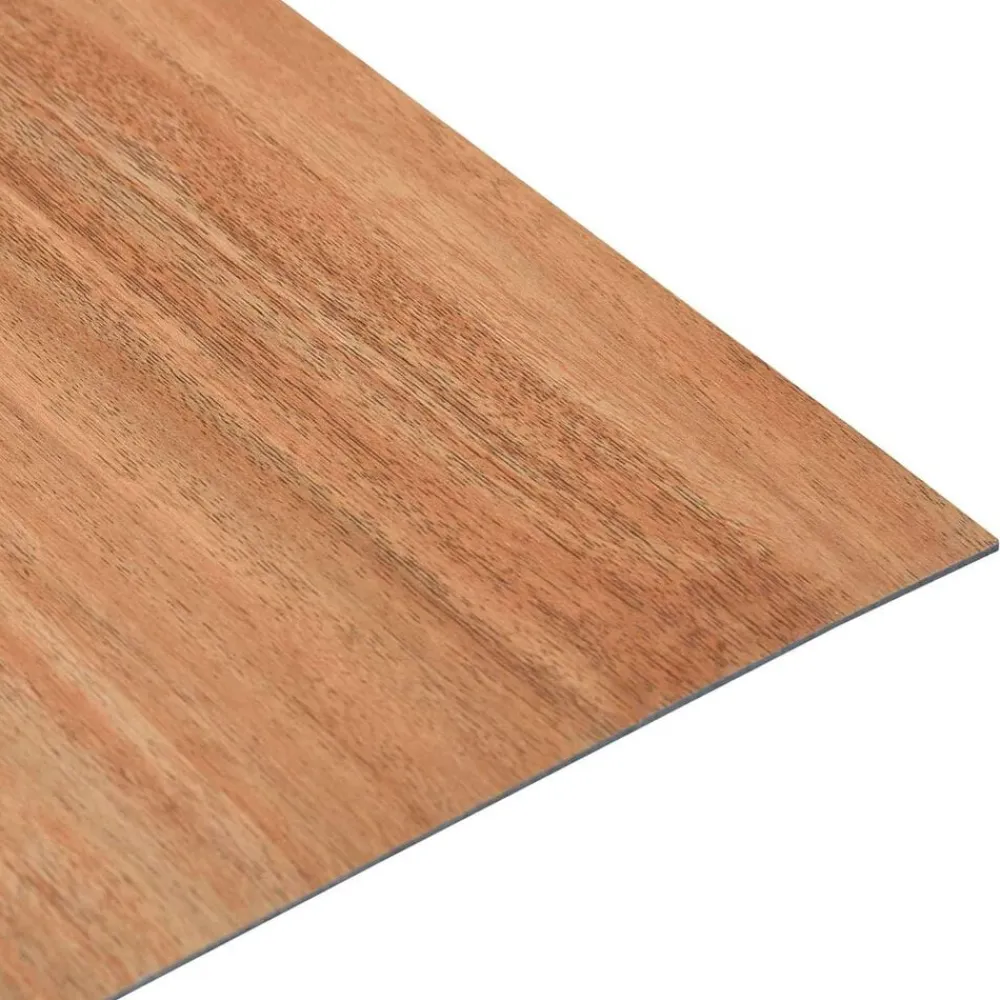 vidaXL Materiales De Construcción-Tableros de Suelo 55 pcs Marrón 5,11 m² PVC