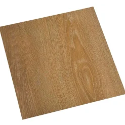 vidaXL Materiales De Construcción-Tableros de Suelo 55 pcs Marrón 5,11 m² PVC