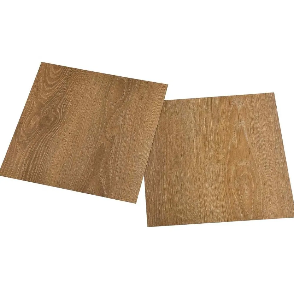 vidaXL Materiales De Construcción-Tableros de Suelo 55 pcs Marrón 5,11 m² PVC