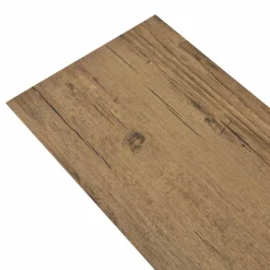 vidaXL Tableros de Suelo 18 pcs Madera de Nogal Marrón 5,26 m² PVC Marr&oacute;n nogal Hot