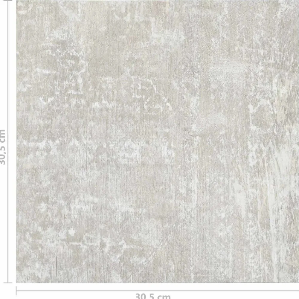 vidaXL Materiales De Construcción-Tableros de Suelo 55 pcs Gris Claro 5,11 m² PVC