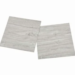 vidaXL Tableros de Suelo 55 pcs Gris Claro 5,11 m² PVC Discount