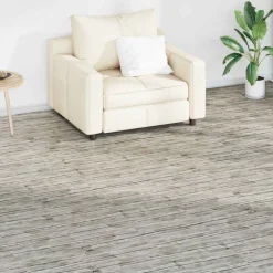 vidaXL Tableros de Suelo 36 pcs Gris 5,02 m² PVC Roble lavado