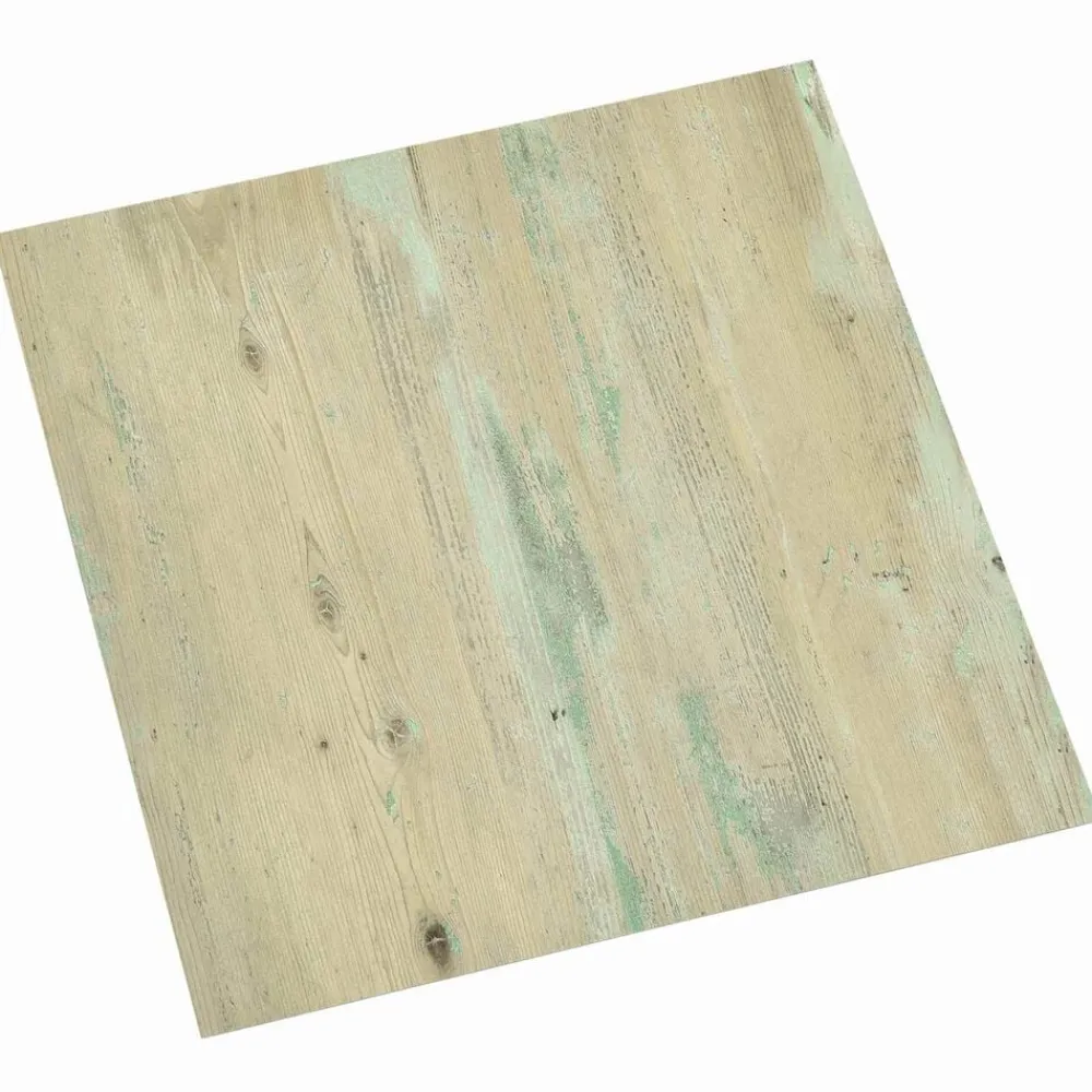 vidaXL Materiales De Construcción-Tableros de Suelo 55 pcs Marrón Claro 5,11 m² PVC