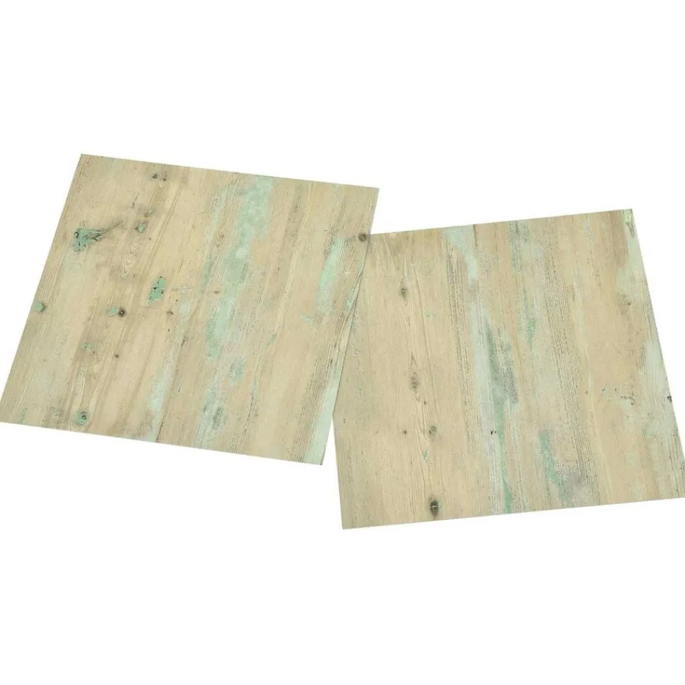 vidaXL Materiales De Construcción-Tableros de Suelo 55 pcs Marrón Claro 5,11 m² PVC