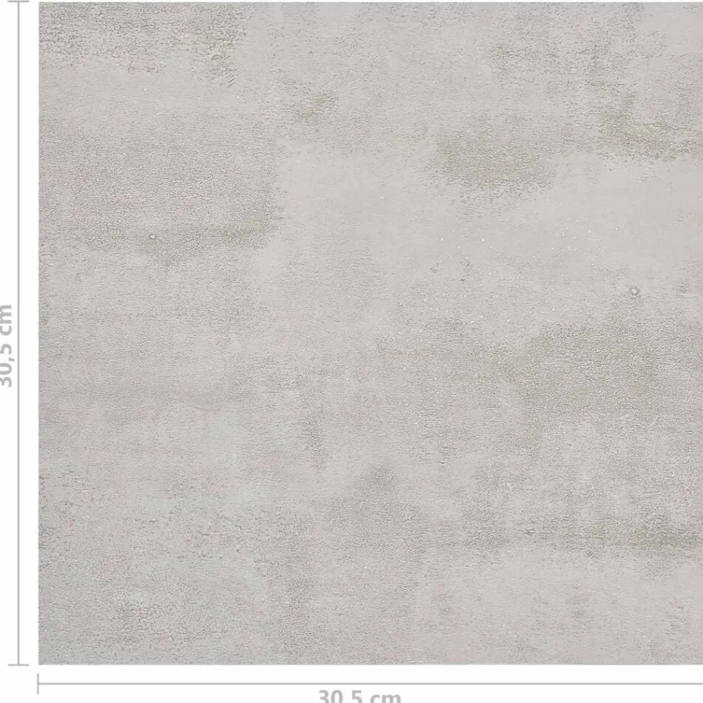 vidaXL Materiales De Construcción-Tableros de Suelo 55 pcs Gris Claro 5,11 m² PVC