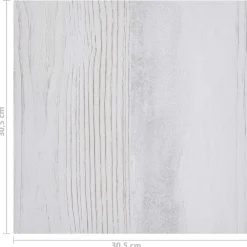 vidaXL Materiales De Construcción-Tableros de Suelo 55 pcs Gris Claro 5,11 m² PVC